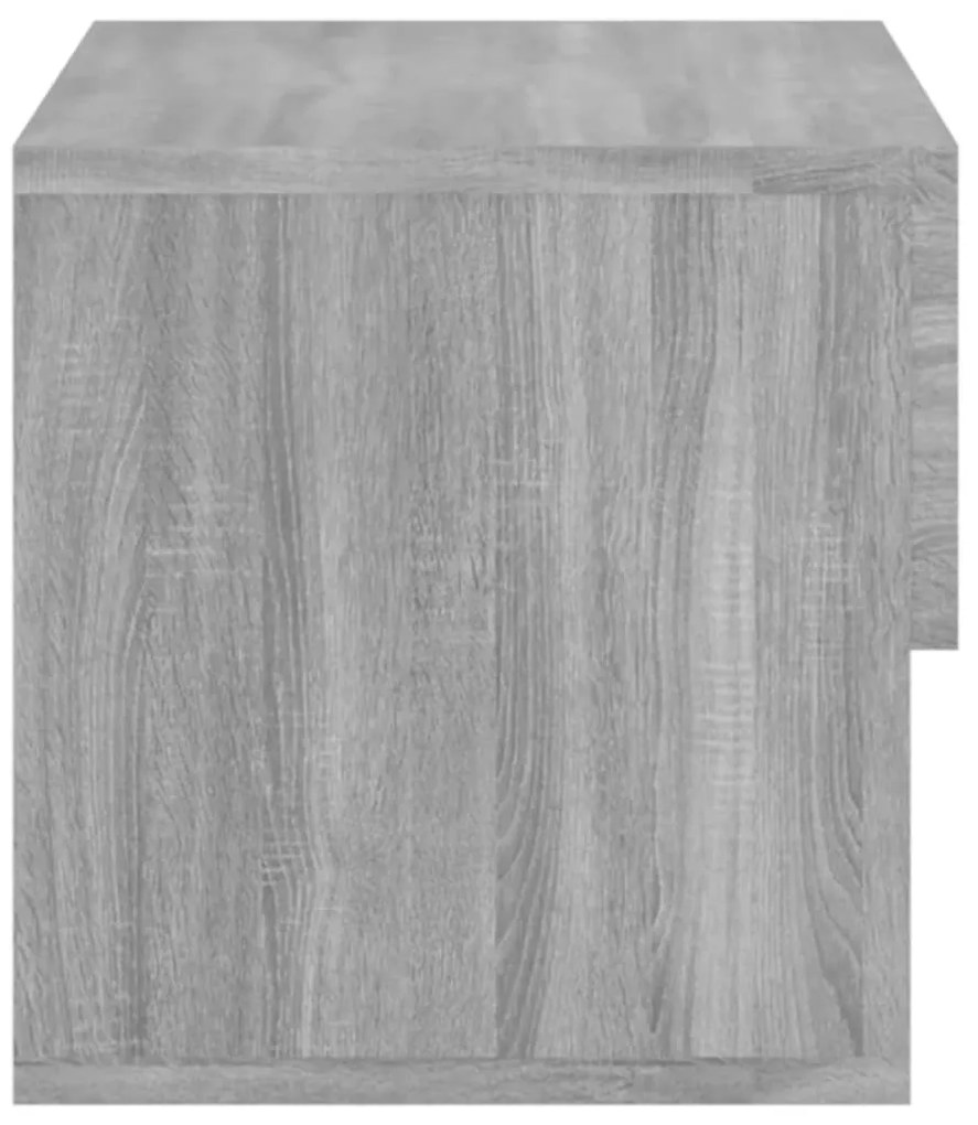 Mesas de cabeceira montagem na parede 2 pcs cinzento sonoma