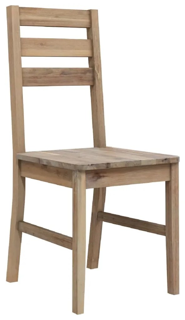 Cadeiras de jantar 2 pcs madeira acácia maciça