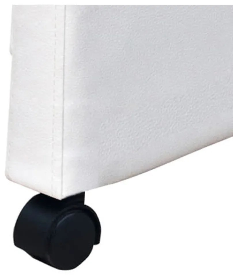 Cadeiras de jantar 2 pcs couro artificial branco