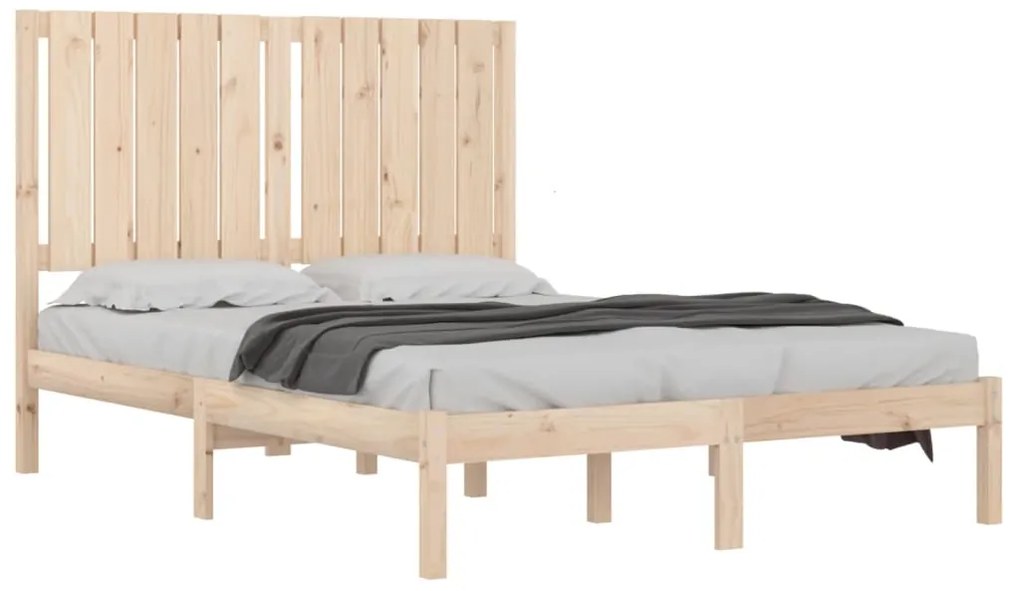 Cama sem colchão 120x200 cm madeira de pinho maciça