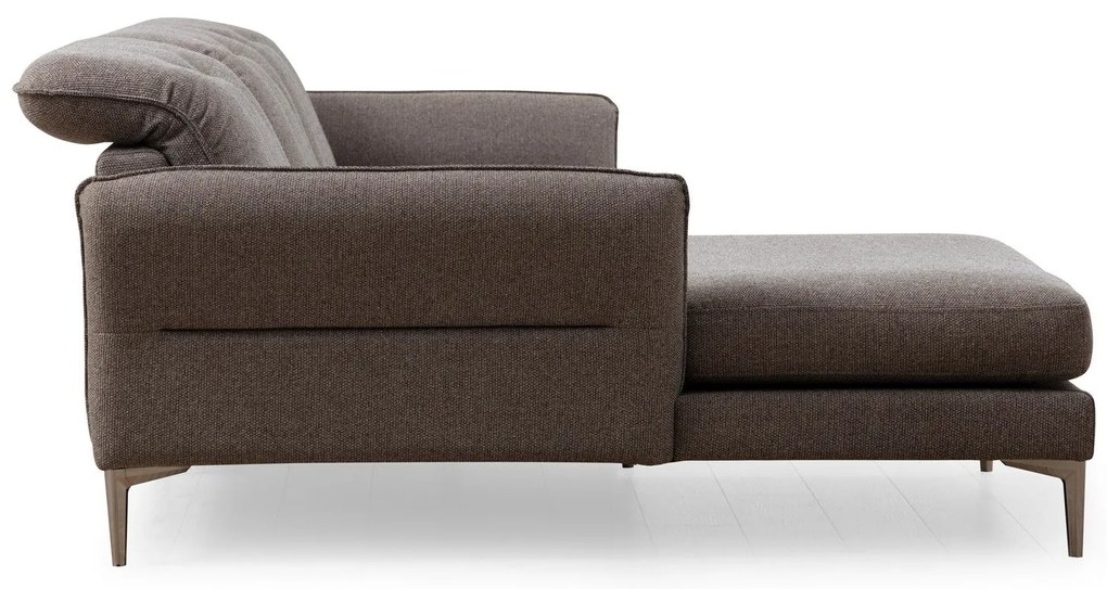 Sofá de Canto Costor – Cinzento – 290x180x96 cm