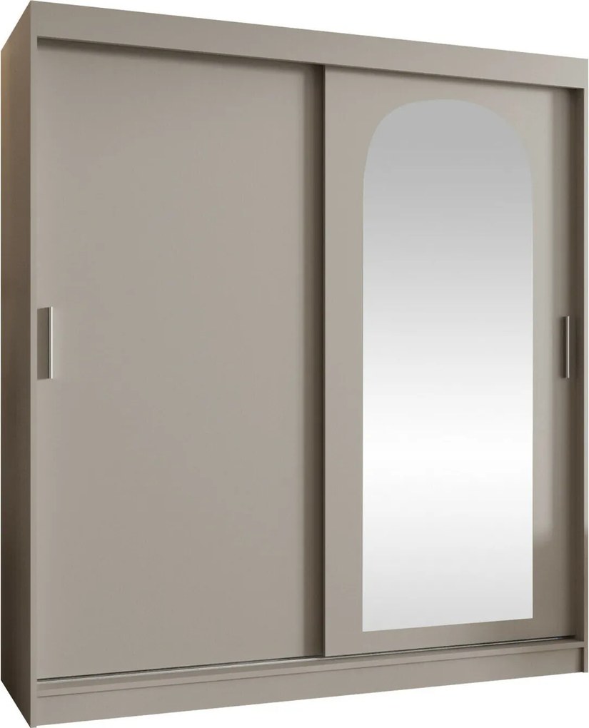 Roupeiro Hartford 500, Caxemira, 200x180x62cm, 149 kg, Portas para roupeiro: Deslizante, Número de prateleiras: 9, Número de prateleiras: 9