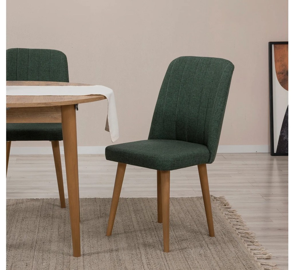 Conjunto de Mesa de Jantar Extensível e Cadeiras Vina – Pinho Atlântic