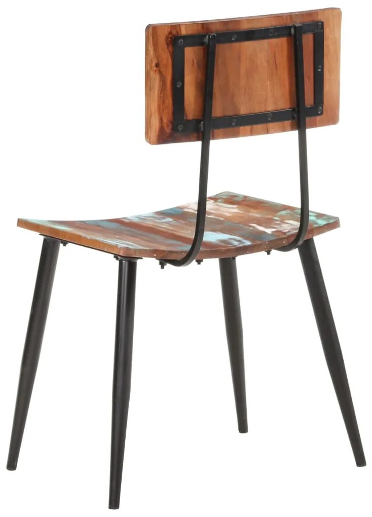 Cadeiras de jantar 4 pcs madeira recuperada maciça