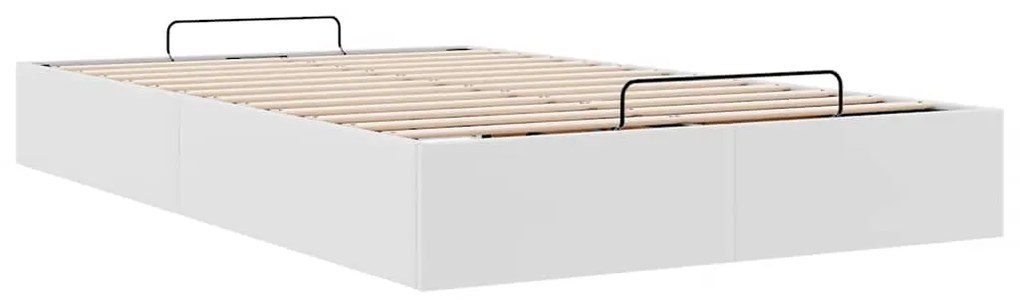 Estrutura de cama otomana sem colchão 120x190 cm branco