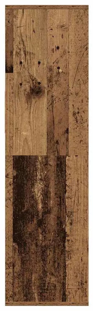 Estante madeira velha 34x31x112 cm derivados de madeira