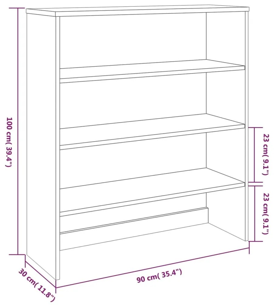 Tampo armário alto HAMAR 90x30x100 cm pinho maciço castanho-mel