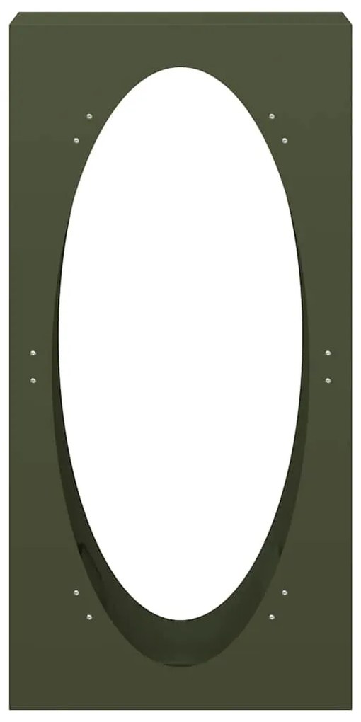 Suporte para lenha aço laminado a frio verde azeitona