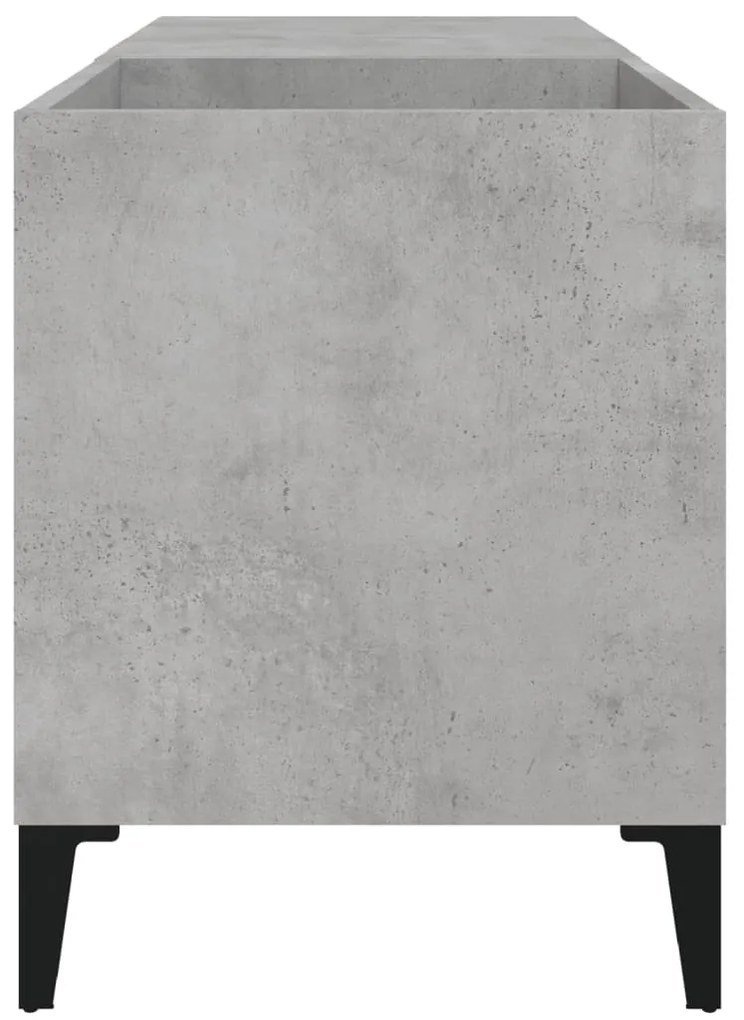 Armário p/ discos 84,5x38x48 cm derivados madeira cinza-cimento