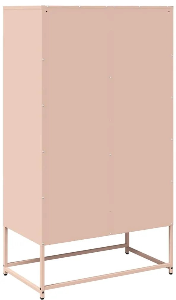 Móvel alto 68x39x123 cm aço rosa