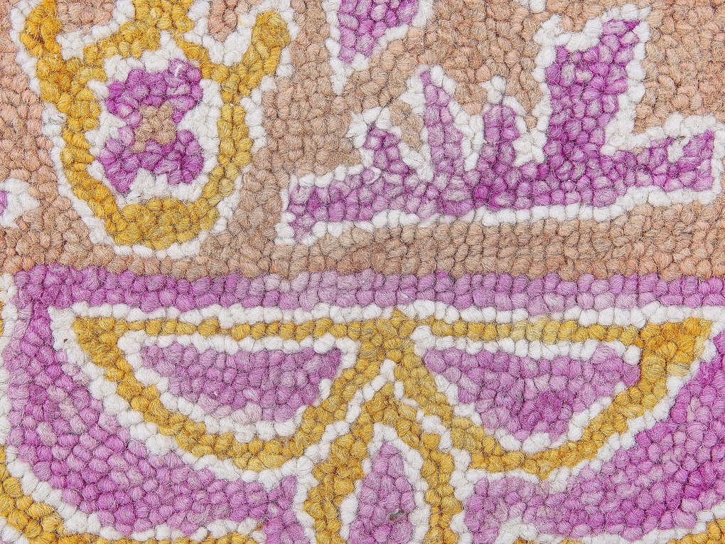 Tapete de lã multicolor 160 x 230 cm AVANOS Beliani