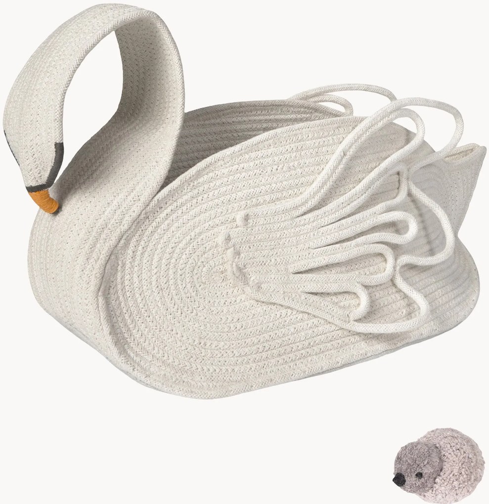 Cesto para crianças artesanal Swan Lake