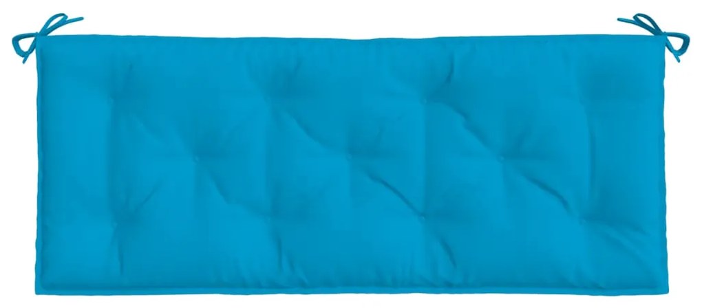 Almofadões banco jardim 2 pcs tecido oxford azul-claro