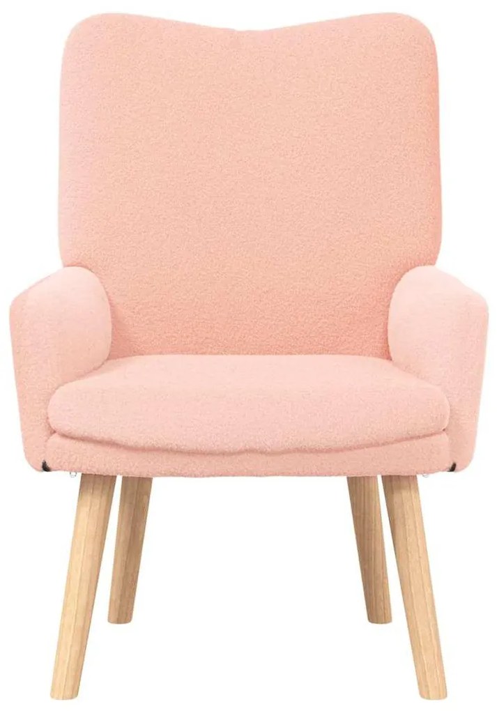 Cadeira Relaxante Rosa Tecido Curly