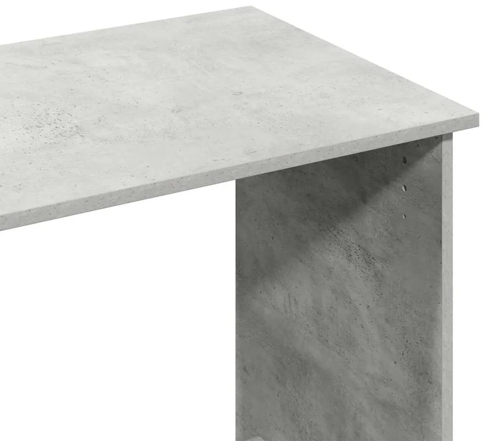 Secretária 102x50x75 cm derivados de madeira cinzento cimento