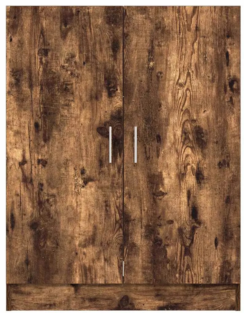 idaXL Armário máquina lavar roupa 71x71,5x91,5 cm carvalho fumado