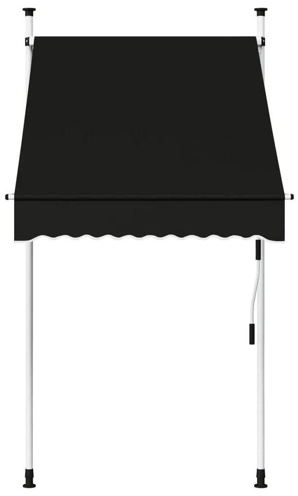 Toldo retrátil manual 100 cm antracite
