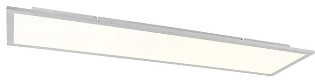 Candeeiro de teto em aço 120cm com LED e comando remoto - Liv Moderno