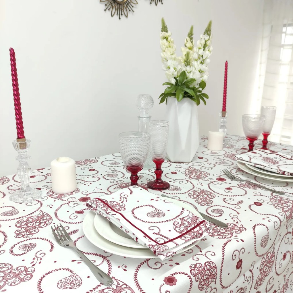 Toalha de Mesa Viana Red BI