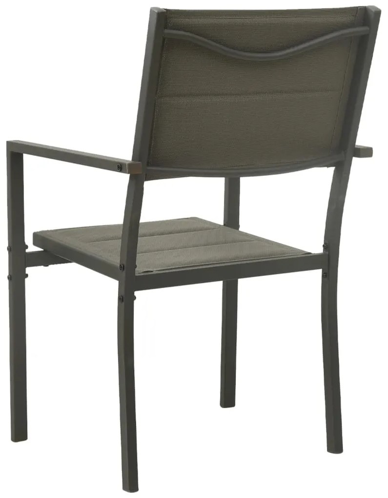 3 pcs conjunto de jantar para exterior aço