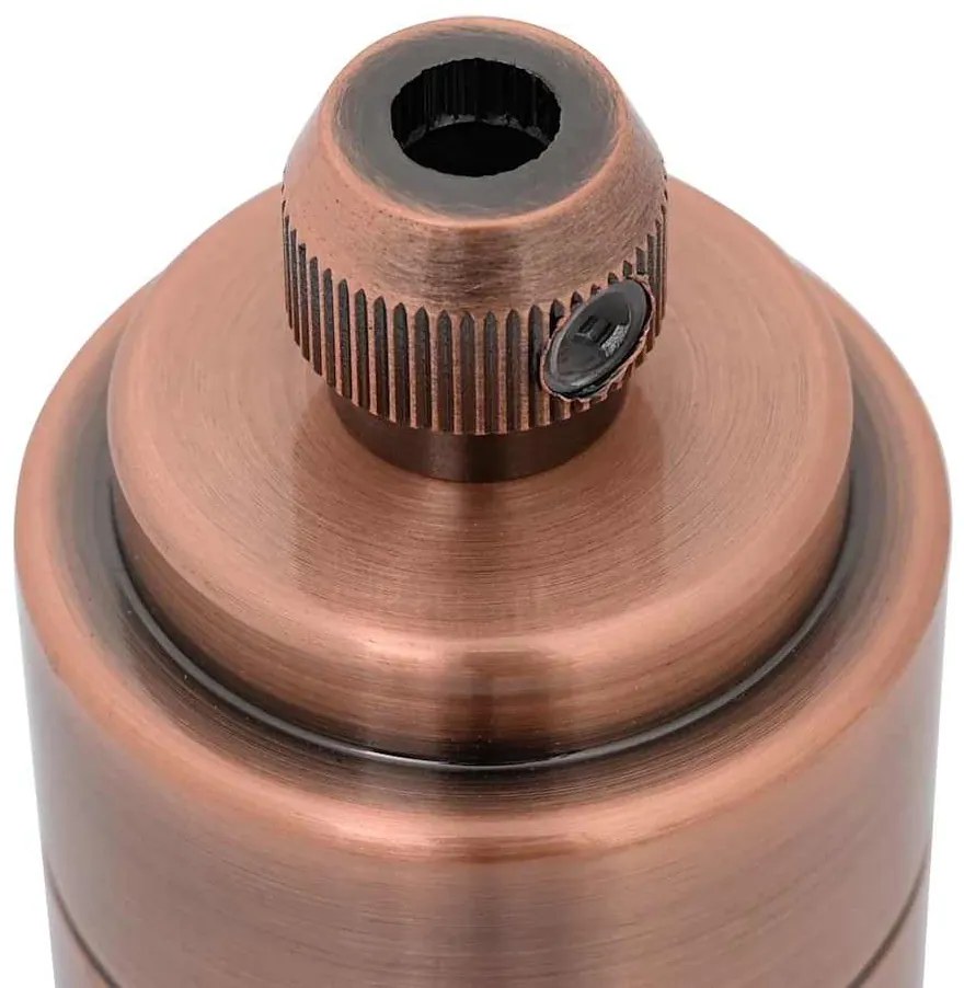 Casquilhos de lâmpadas 2 pcs Bronze vermelho E27