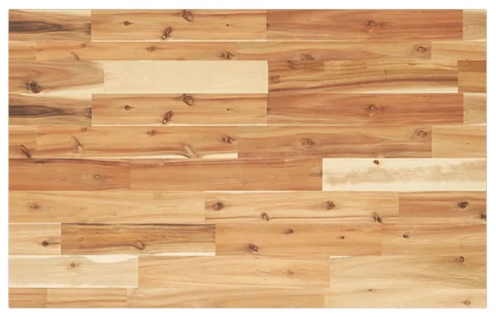 Tampo de secretária 100x50x2 cm acácia maciça acabamento a óleo