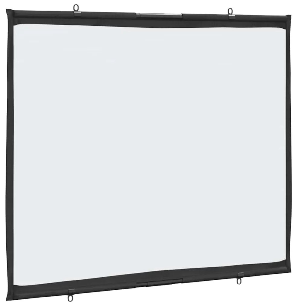 vidaXL Tela de projeção parede suspensa 72" 4:3