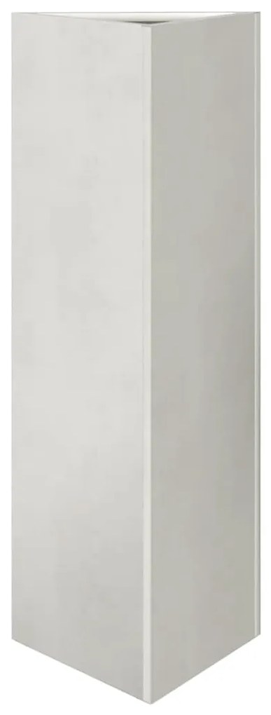 Vaso/floreira jardim 2 pcs triangular 30x26x75cm aço inoxidável