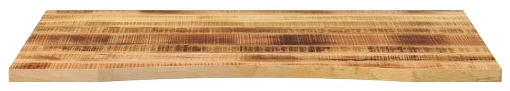 Tampo de mesa com curva 100x80x2,5 cm mangueira áspera maciça
