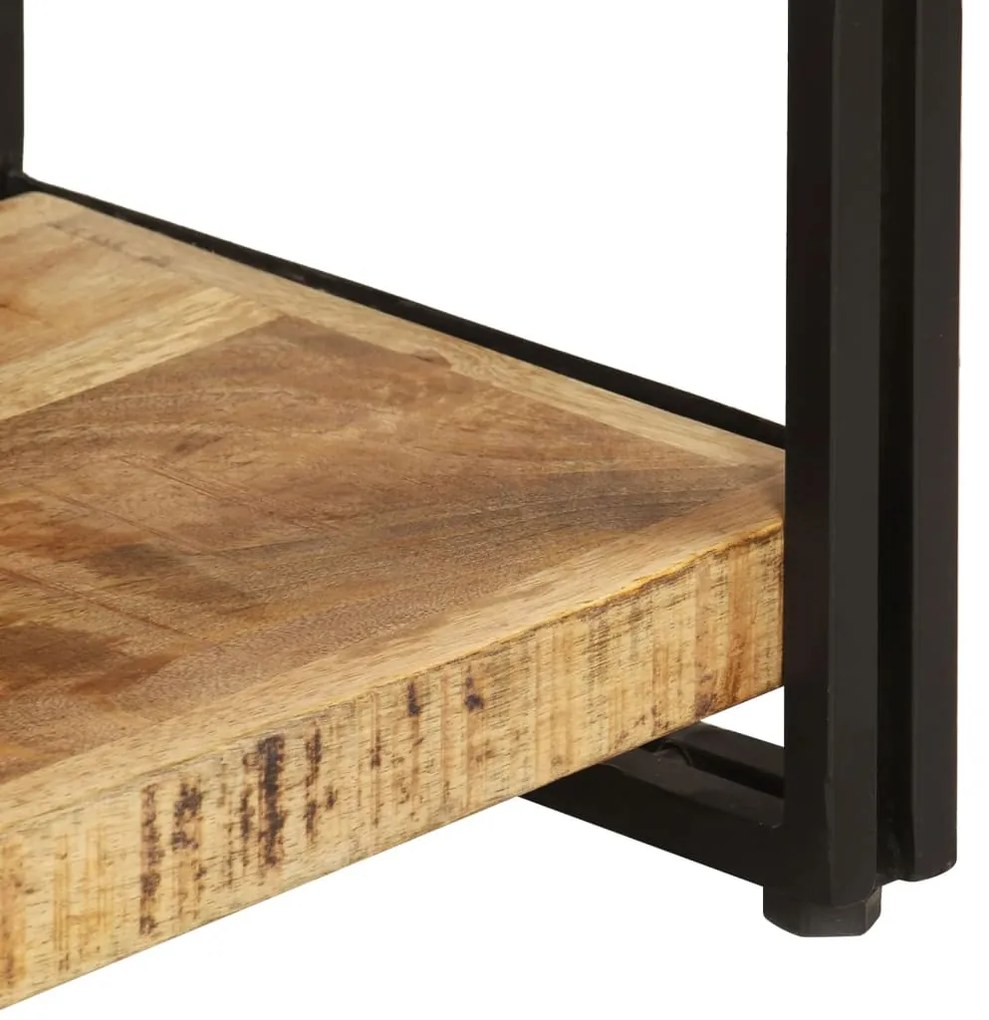 Estante c/ 3 prateleiras 140x30x80 cm madeira mangueira maciça