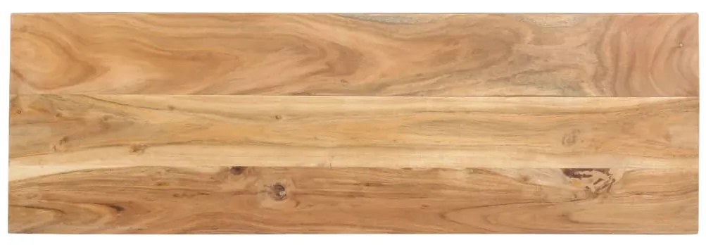 Mesa consola 110x35x75 cm madeira de acácia maciça