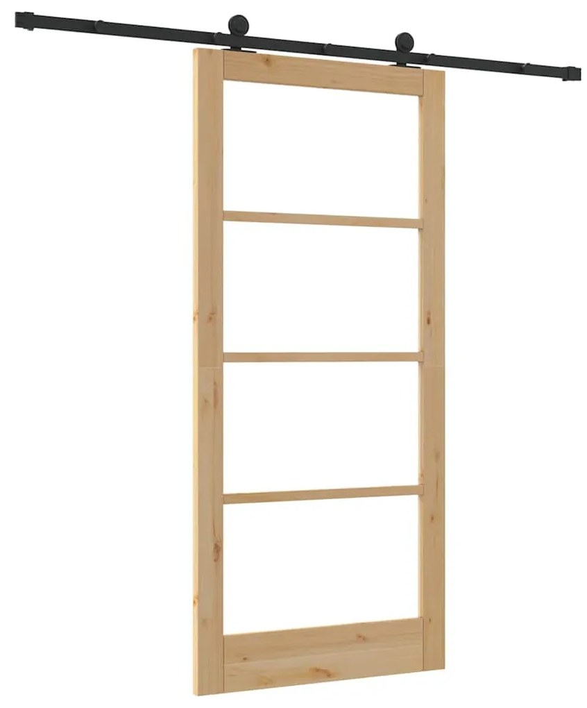 Porta Deslizante com Conjunto de Ferragens "ORKDAL" 93x202 cm