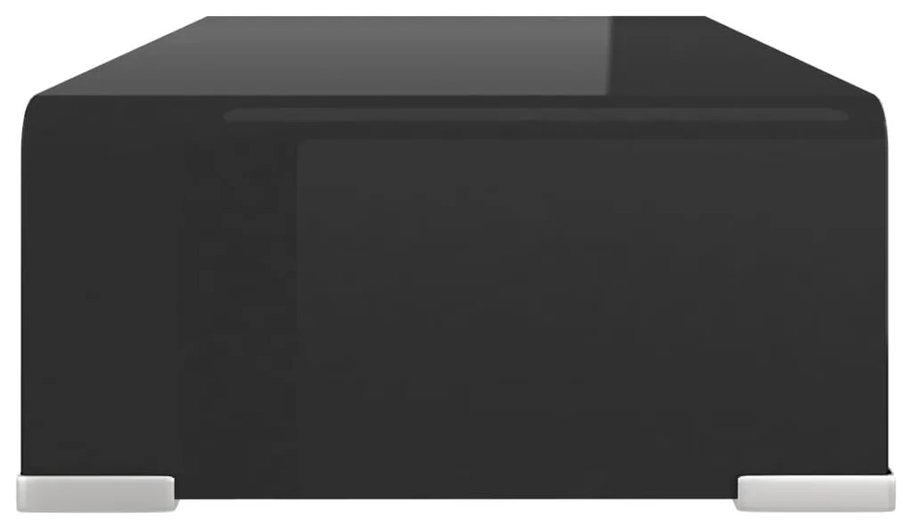 Suporte de TV/monitores em vidro 40x25x11 cm preto