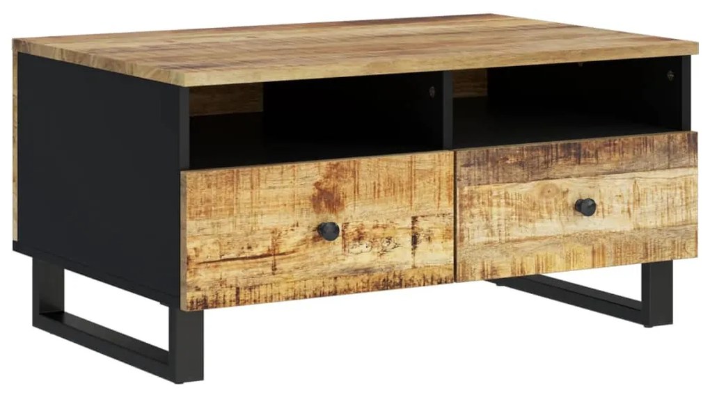 Mesa de centro madeira de mangueira maciça/derivados de madeira
