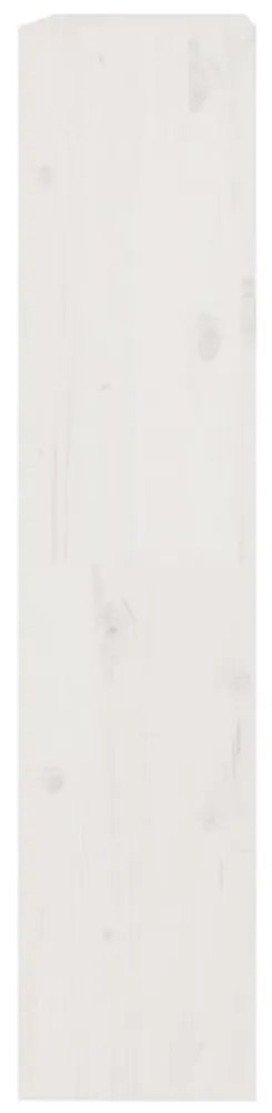 Estante/divisória 80x30x135,5 cm madeira de pinho maciça branco