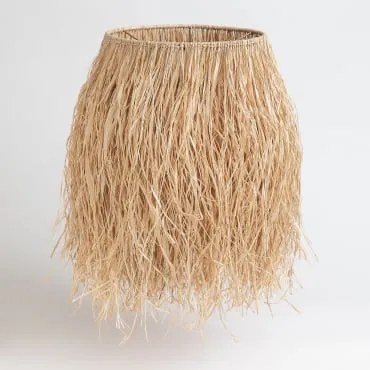 Pantalla Para Lâmpada Em Papel Trançado Codrys Natural - Sklum