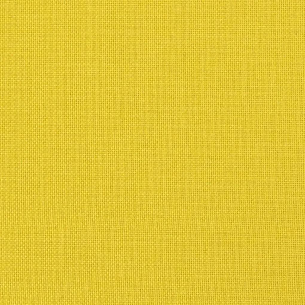 Sofá Terra de 3 Lugares - Em Tecido - Cor Amarelo - 198x77x80 cm - A P