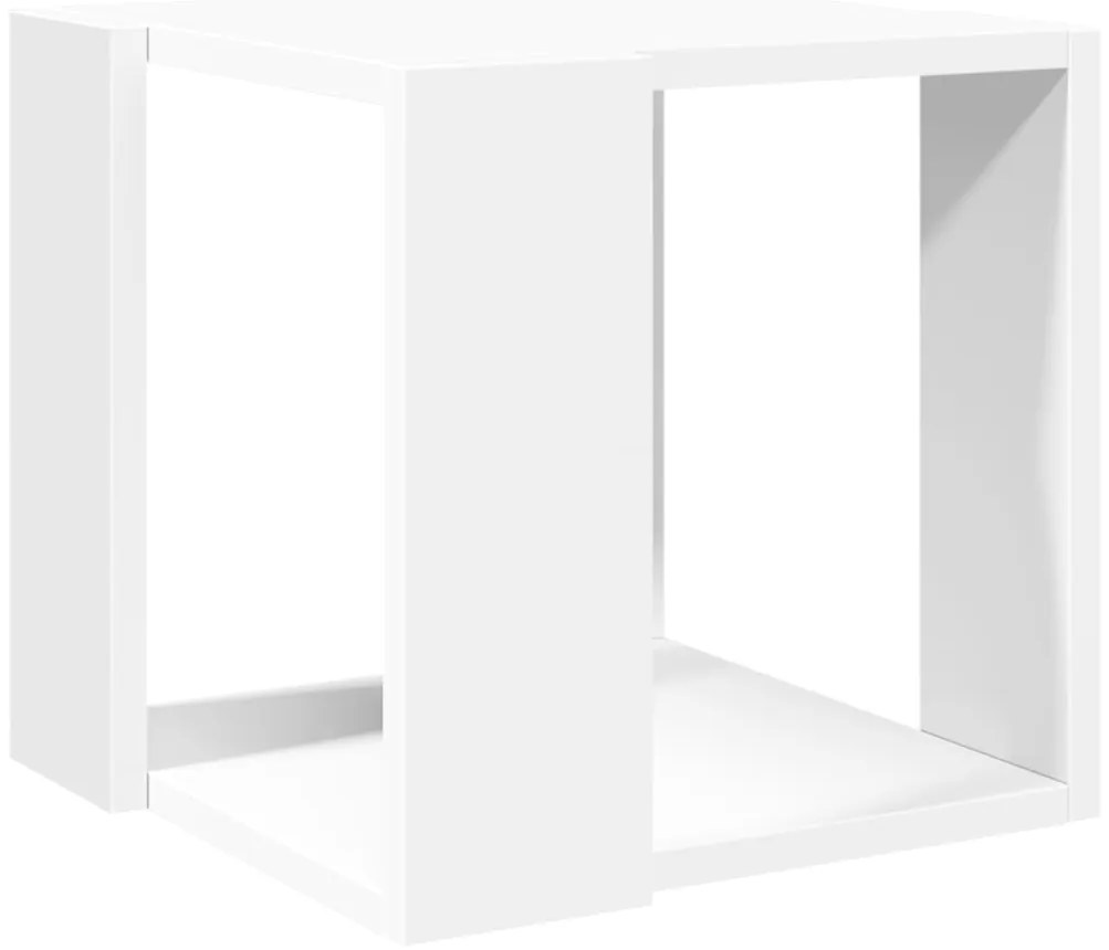 Mesa de centro 32x32x30 cm derivados de madeira branco