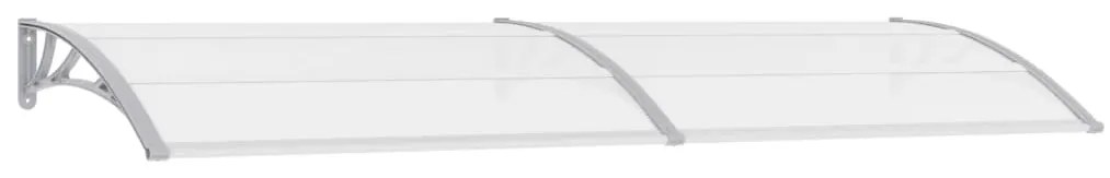 45632 vidaXL Toldo de porta 300x100 cm PC cinzento