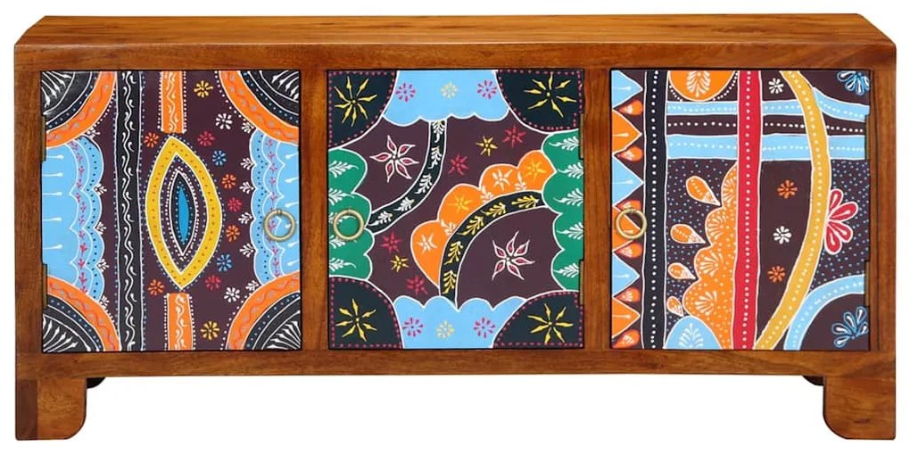 Banco de Hall 100x35x45 cm Madeira Maciça de Acácia