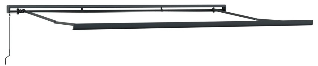 Toldo Retrátil Manual vidaXL Branco 500x300 cm, Tecido de Substituição