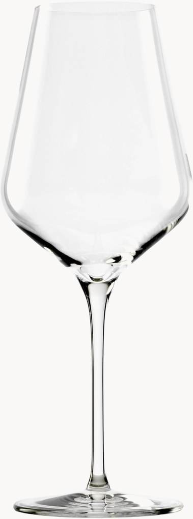 Copos de vinho tinto de cristal Quadrophil, conjunto de 6