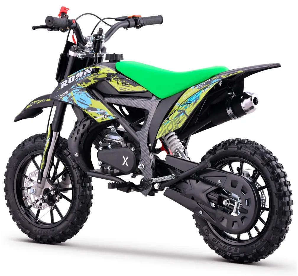 MINI MOTO PARA CRIANÇAS MiniCross Roan 709 gasolina 49cc 4.5CV VERDE