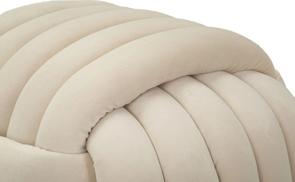 PUFE SOFTY CREME 45X45X45 CM