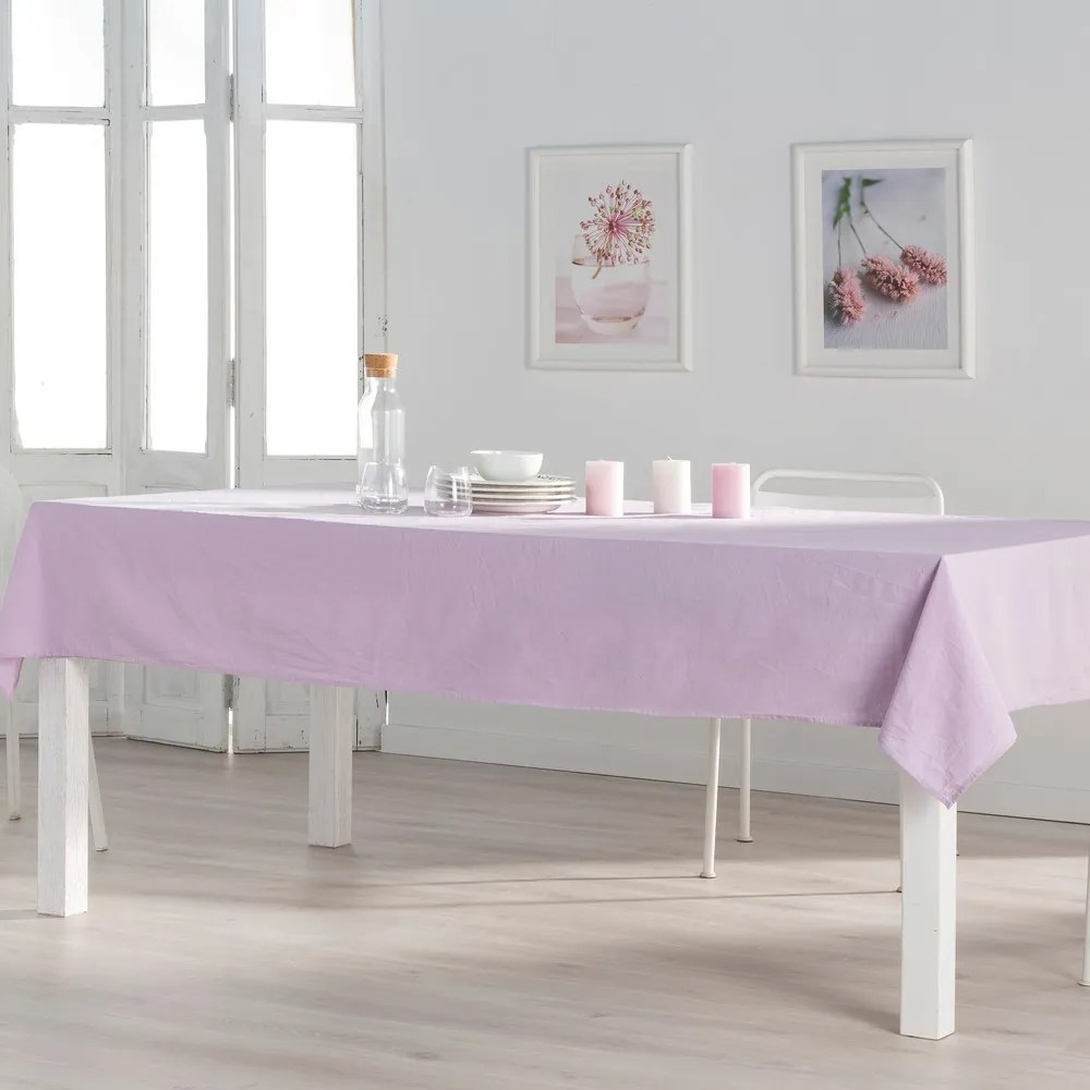 Toalha de Mesa Naturals Lilás 140 X 160 cm