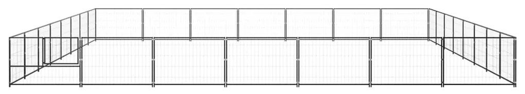 Canil para cães 56 m² aço preto