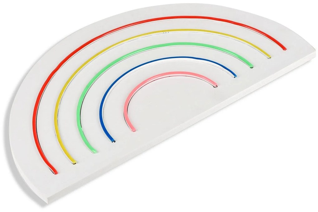 Iluminação LED Plástico Decorativo Rainbow – Multicolor – 50 x 26 x 2