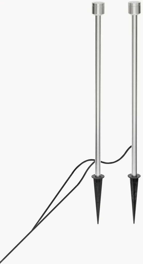 Candeeiros de jardim LED para exterior Monza, conjunto de 2