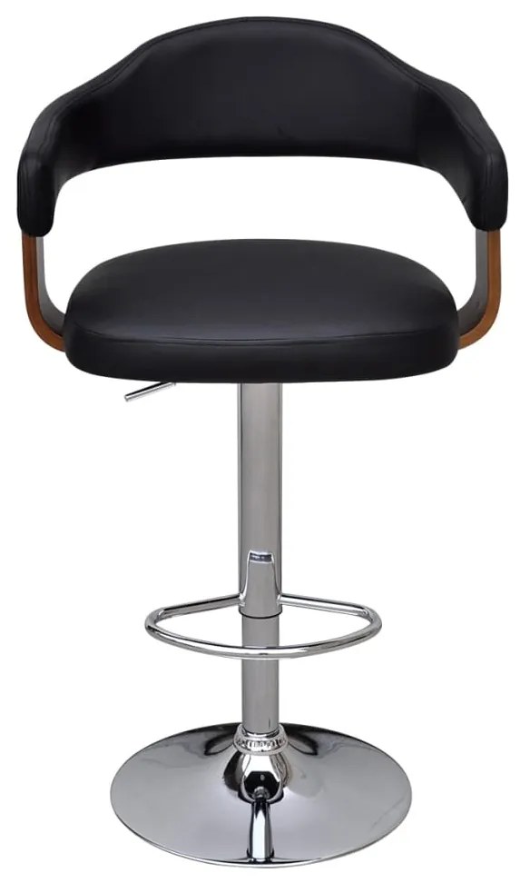 Bancos de bar 2 pcs madeira curvada