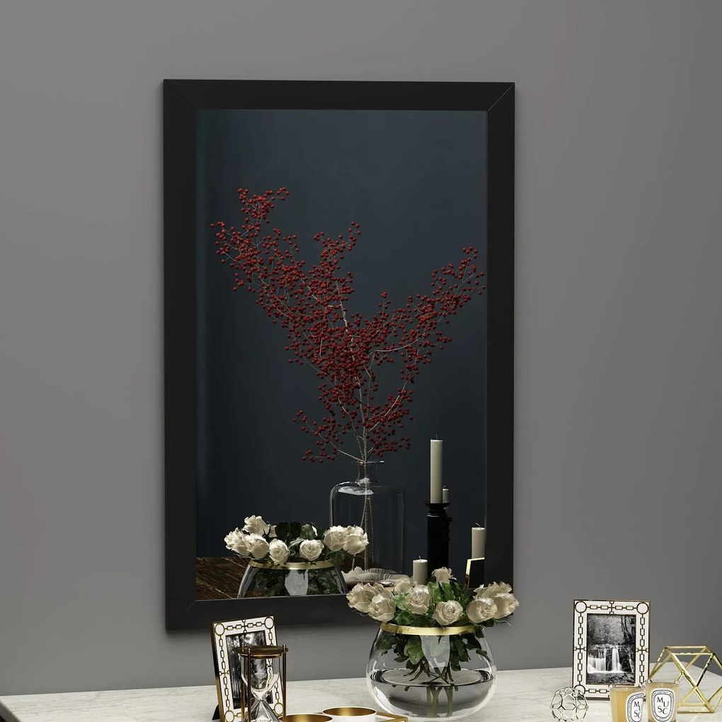 Espelho Lipa – Preto – 50 cm x 75 cm